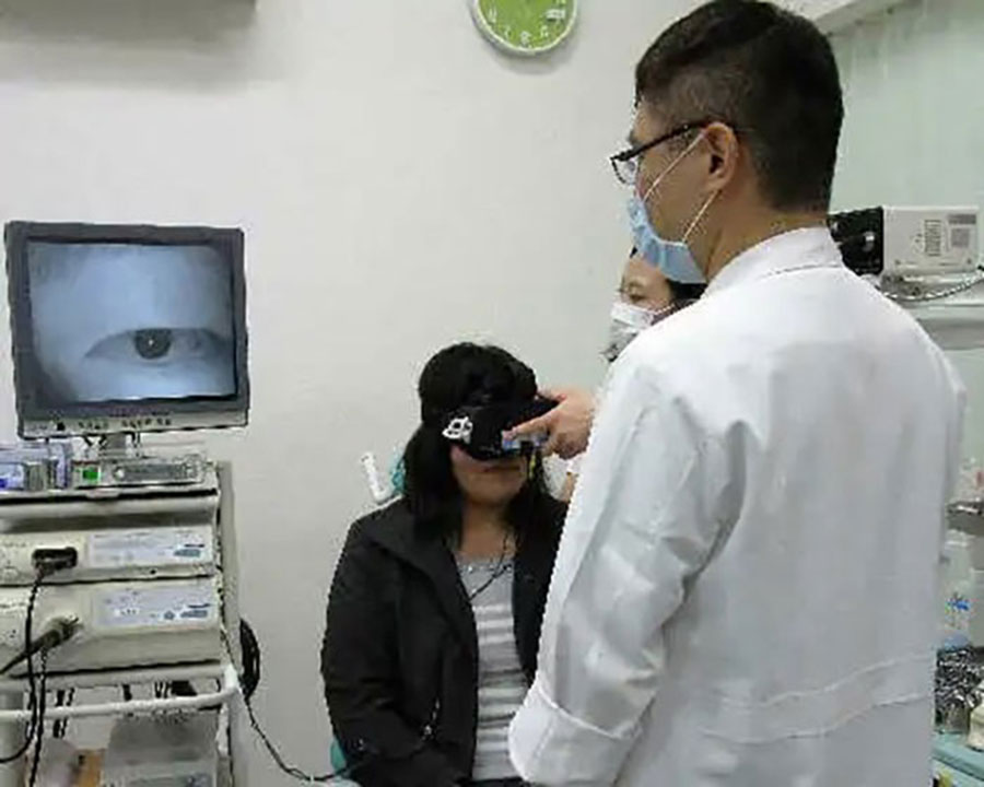 赤外線カメラ眼鏡